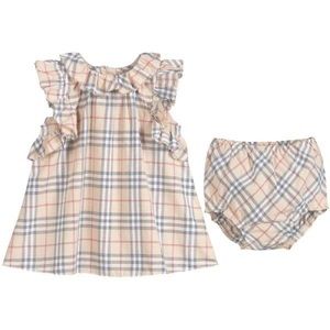 Burberry Baby “Clara” Check Plaid Dress